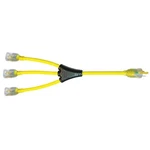 Voltec 04-00315 Generator Adapter Cord 2FT 10/3 Stw L5-30P (3) 5-20R. Fixed Price $32.10.