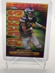 2025 Topps Chrome Football Justin Jefferson Power Players Pink Refractor /250. Fixed Price $35.00.