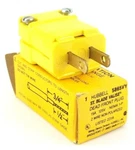 Hubbell HBL5865VY / Dead Front Plug, Valise Ser, 15A, 125V, Wire Non-p. Fixed Price $8.99.