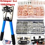 100X Assortment Car Auto Copper Ring Terminal Wire Crimp Connector Cable Battery. Fixed Price $46.25.