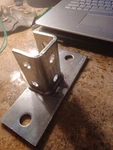 Cooper B-line B280FL, Post Base, Zinc Plated, 3-1/2" Height,, New #20232. Fixed Price $60.00.