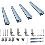 Easy Set-up Sloped Roof Solar Panel Mounting Kit#. Fixed Price $101.51.