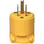 New Case Of (10) Cooper BP4867 Yellow 15 Amp 120 Volt 3 Wire Cord Plug 4407748. Fixed Price $39.69.
