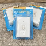 3-PIECE !legrand Wiremold On-wall Pvc Ivory Switch NM2-S Lot Of Kits!. Fixed Price $22.00.