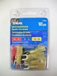 Ideal Weatherproof Heat Shrink Spade Terminals 770325, 18 Pk, Lot Pack. Fixed Price $10.99.