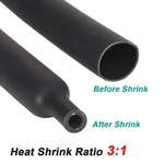 3:1 Heat Shrink Tubing Heavy Duty Black Polyolefin Marine Grade Sleeving Lot. Fixed Price $10.20.