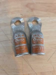 Quickcable 4920F Battery Compression Lug, 2/0 Awg Max, 3/8" Stud, Copper Pcs. Fixed Price $12.00.