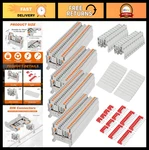 Push-in Din Rail Terminal Block Connectors, Screwless Wiring, 152 Pcs Set. Fixed Price $85.99.