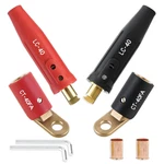CT-40FA Welding Terminals & LC-40 Male Cable Connectors, Welder Leads. Fixed Price $64.51.
