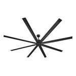 96" Low-noise Dc Ceiling Fan Aluminum 8-BLADE, 6-SPEED Remote, Reversible Flow. Fixed Price $281.17.