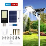 1600W Solar Street Large Outdoor Road Intelligent Control Lights. Fixed Price $139.88.