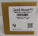 1 Ct, Quick Mount Pv, QMR-WC-A-300, Trunk/pv Cable, Ss Solar Panel Roof. Fixed Price $22.50.