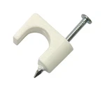 Gardner Bender PSW-165 White Zinc-plated Coaxial Cable Staple 1/4 In.. Fixed Price $8.33.