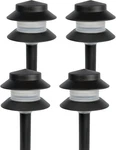 Plastic Path Stake Light Black 4 Pack Solar Garden Outdoor RR-225673 Paradise. Fixed Price $89.99.