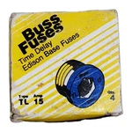 Time Delay Edison Base Plug Fuses Box Of 4 Bussman Type Tl 15 Amps. Fixed Price $12.99.