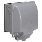 Hubbell Taymac Raynguard Extra Duty 2 Gang Weatherproof Outlet Cover Gray. Fixed Price $31.39.