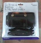 Radio Shack 15-1112B Cable Tv.vhs.fm High-gain In-line Signal Amplifier. Fixed Price $19.96.