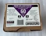 Murray LW002GRU 60A Outdoor Main Lug Load Center. Fixed Price $24.99.