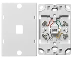 Hubbell NS722W Wall Phone Jack 6P 4C Screw Term White. Fixed Price $32.29.