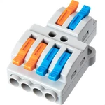 Gkeemars 10 Pcs Lever Wire Connectors, Quick Wiring Cable 2 4 Out, Grey. Fixed Price $20.39.
