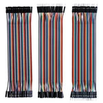 ELEGOO120PCS Jumper Wire Kit 28AWG Dupont Cables M-m/m-f/f-f For Arduino Project. Fixed Price $37.87.