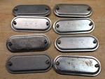 Lot Of 8 Eaton Crouse-hinds Series 570G Sa Condulet Form Cover 1/2" E6. Fixed Price $34.99.