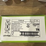 Box Of 10 Leviton T5362-W White 20A 125V Duplex Receptacle Pole Wire. Fixed Price $27.00.