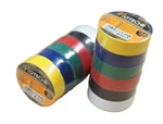 Lot Of (12) Rolls 33 Ft 5/8" Pvc 6 Colored Insulated Electrical Tape. Fixed Price $18.99.