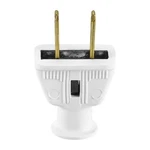 Eaton Wiring Devices 183W-BOX Plug Rubber 15A125V 2P2W Str Non-pol Wh 1EA. Fixed Price $11.95.