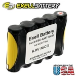 Exell 6V 1000MAH Nicd Battery Pack W/ Tabs Cordless Phones Radios Gmrs Solar. Fixed Price $16.10.