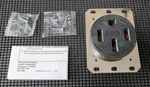 Hubbell HBL9450A 125/250V 3P 4W Nema 14-50R Grounding Flush Mount Receptacle. Fixed Price $150.00.