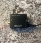 Monoprice Digital Analog Audio Converter Toslink Optical Coax W/power Supply. Fixed Price $21.95.