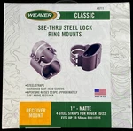 Weaver Ruger 10/22 See-thru Scope Mounts 1" Matte Black 49711. Fixed Price $43.89.