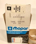 Mopar Chrysler Nos Tape Stripe Kit 4339244 (8-89) T422CA1 Qp Rh And T418CA1FF. Fixed Price $40.00.