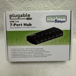 Plugable 7 Usb 3.0 Hub With Dual Charging Ports Super Speed 5 Gbps New. Fixed Price $34.99.