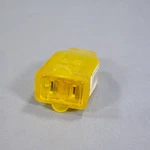 Cooper SA155GD Gold 1-15R Connector Cord End 15A 125V Non-grounding Polarized. Fixed Price $8.54.