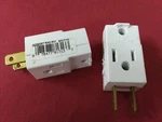 Leviton 002-00531-00W 15A White Vinyl 3-OUTLET Non-grounded Cube Adapter. Fixed Price $5.71.