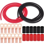 Taukealugs Awg Gauge Wire UL1015 Battery 6, Red&black + 3/8" 5/16". Fixed Price $58.49.