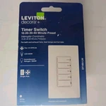 Leviton Decora+ Timer Countdown Switch 15A 600W Single-pole Indoor White. Fixed Price $18.99.