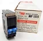 Lot Of - MP1515 Arrow Hart Murray Circuit Breaker Next Day Option New. Fixed Price $34.98.