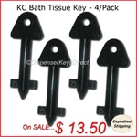 Kimberly Clark #770767 - Hand Towel & Bath Tissue Dispenser Key (4/PK.). Fixed Price $13.50.