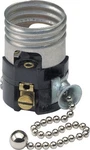 Leviton 19980-00M Silver Aluminum 660W 250V Medium Base Pull Chain Lamp Socket. Fixed Price $8.16.