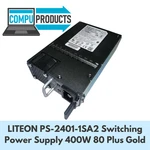Liteon PS-2401-1SA2 Switching Power Supply 400W 80 Plus Gold. Fixed Price $40.00.