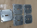 5- Steel City RS9 4" Square Box Surface Mount Cover PLATE,1 Switch. Fixed Price $20.00.