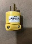 Cooper 20 Amp; 125-VOLT; Male 3-WIRE Plug, Yellow, #4409. Fixed Price $9.99.