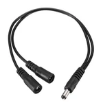 Uxcell To Female 5.5MM 2.1MM 32CM Dc Power Splitter Cable Black. Fixed Price $10.19.