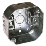 Raco 153 Electrical Box, 15.5 Cu In, Octagon Type, 2 Gangs, Galvanized. Fixed Price $5.39.