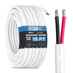 Gauge Marine Wire - 15 Foot, Awg Boat Wiring, 12/2 Tinned Copper Duplex. Fixed Price $33.99.