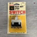 Mcgill BP-21 Heavy Duty 4-POLE On-off Switch Nos Sealed. Fixed Price $5.75.