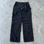 Vintage Y2K Carhartt Black Double Knee Work Wear Carpenter Pants. Fixed Price $110.00.